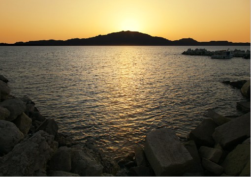 Sunrise above Zakynthos - Zakynthos Isl., Greece, 4th June 2009