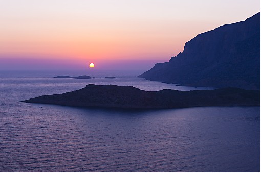 Sunset by the see II - Telendos Isl., Greece, Jun 2012