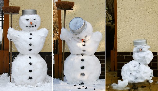 Snowman - Stare Mesto, Frydek-Mistek, Czech republic, 2009